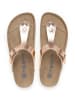 SABOKETS Teenslippers lichtroze/goudkleurig