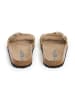 SABOKETS Pantoletten in Beige/ Schwarz