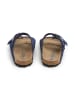 SABOKETS Leder-Pantoletten in Blau
