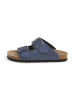 SABOKETS Leder-Pantoletten in Blau
