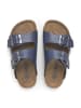 SABOKETS Leder-Pantoletten in Blau
