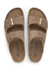 SABOKETS Leren slippers lichtbruin