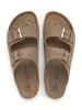 SABOKETS Leren slippers lichtbruin