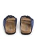 SABOKETS Leren slippers blauw