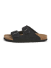 SABOKETS Leren slippers zwart