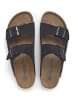 SABOKETS Leren slippers zwart