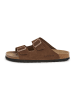 SABOKETS Leren slippers bruin