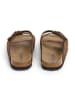 SABOKETS Leren slippers bruin