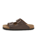 SABOKETS Leren slippers bruin