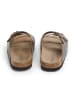 SABOKETS Leren slippers bruin
