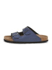 SABOKETS Leder-Pantoletten in Blau