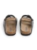 SABOKETS Leren slippers zwart
