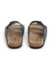SABOKETS Leren slippers zwart
