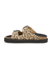 SABOKETS Pantoletten in Beige/ Schwarz