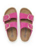 SABOKETS Leder-Pantoletten in Pink