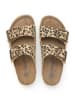 SABOKETS Pantoletten in Beige/ Schwarz