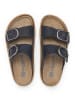 SABOKETS Leren slippers donkerblauw