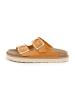 SABOKETS Leren slippers oranje