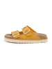 SABOKETS Leren slippers geel