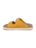 SABOKETS Leren slippers geel