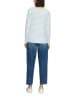 s.Oliver Longsleeve wit/lichtblauw