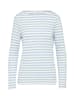 s.Oliver Longsleeve wit/lichtblauw