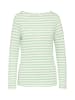 s.Oliver Longsleeve in Grün/ Creme
