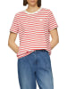 s.Oliver Shirt in Weiß/ Rot