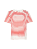 s.Oliver Shirt in Weiß/ Rot