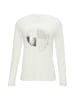 comma Longsleeve in Weiß