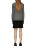 comma Sweter w kolorze antracytowym