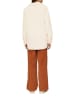 comma Cordbluse in Beige