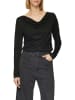 comma Bluse in Schwarz
