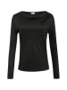 comma Bluse in Schwarz
