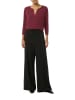comma Bluse in Bordeaux