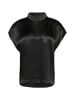 comma Bluse in Schwarz