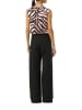 comma Blousetop lichtroze/zwart
