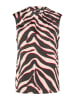comma Blousetop lichtroze/zwart