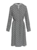 comma Kleid in Schwarz/ Grau