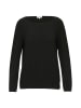 comma Longsleeve in Schwarz