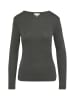 comma Longsleeve in Anthrazit