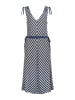 finside Jurk "Solmu" blauw/beige