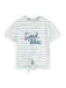 Scotch & Soda Shirt lichtblauw/crème