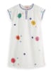 Scotch & Soda Kleid in Weiß/ Blau