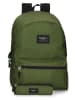 Pepe Jeans Rucksack "Aris" in Khaki - (B)31 x (H)44 x (T)17 cm