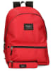Pepe Jeans Rucksack "Aris" in Rot - (B)31 x (H)44 x (T)17 cm