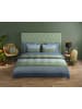 Good Morning Beddengoedset "Mali" blauw/groen