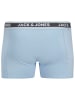 Jack & Jones 3er-Set: Boxershorts in Hellblau/ Dunkelblau/ Schwarz