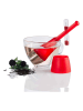 AdHoc Theezeef "Santea" rood - (H)20 x Ø 4 cm