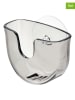 Idesign 3-delige set: sponshouders "Vella" grijs - (B)14 x (H)10,5 x (D)5 cm